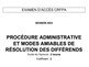 CRFPA : Préparation à l'épreuve de Procédure administrative et contentieuse (sujet 2023)